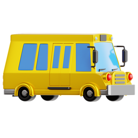 Autobús escolar  3D Icon