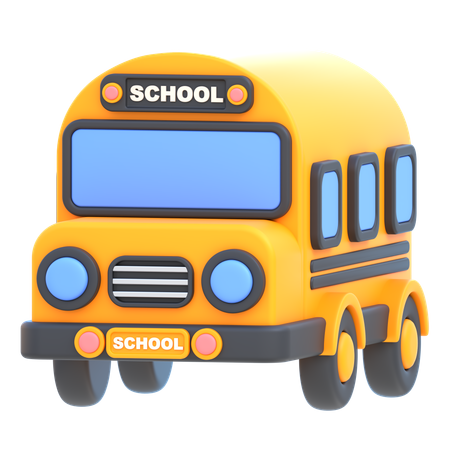 Autobús escolar  3D Icon