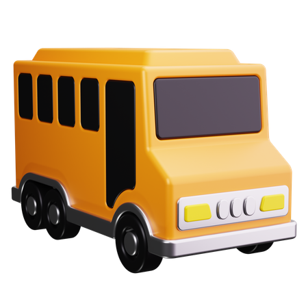 Autobús escolar  3D Icon