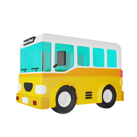 Autobús escolar  3D Icon