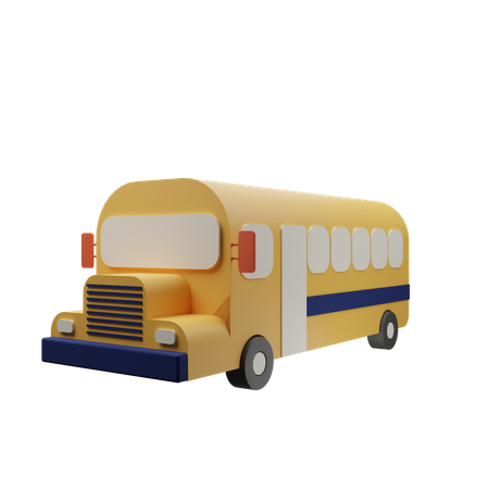 Autobús escolar  3D Icon