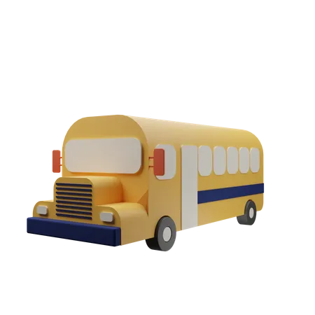 Autobús escolar  3D Icon