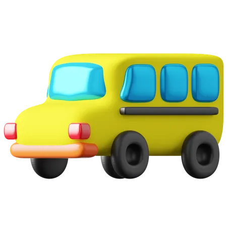 Autobús escolar  3D Icon