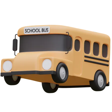 Autobús escolar  3D Icon