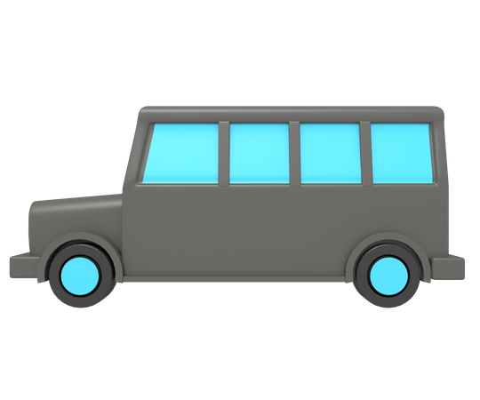 Autobús escolar  3D Icon