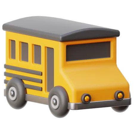Autobús escolar  3D Icon