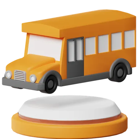 Autobús escolar  3D Icon