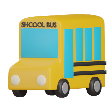 Bus scolaire  3D Icon