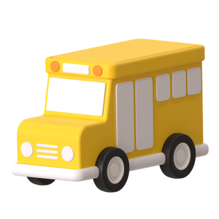 Bus scolaire  3D Icon