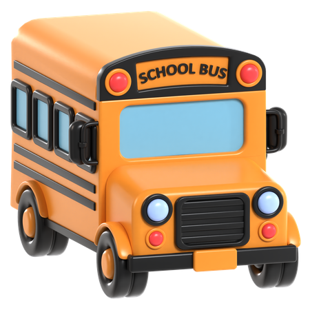 Bus scolaire  3D Icon