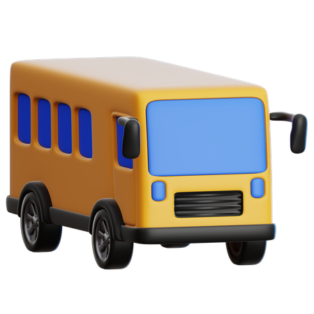 Bus scolaire  3D Icon