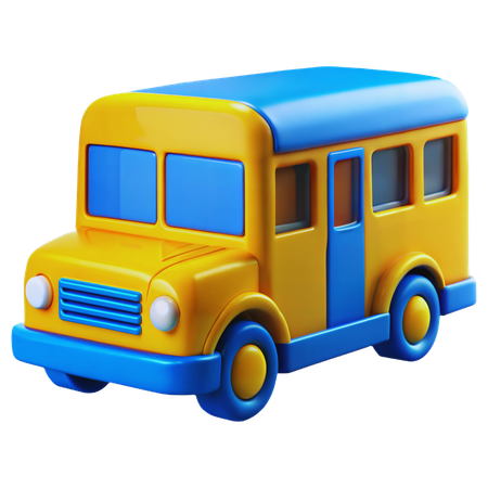 Bus scolaire  3D Icon