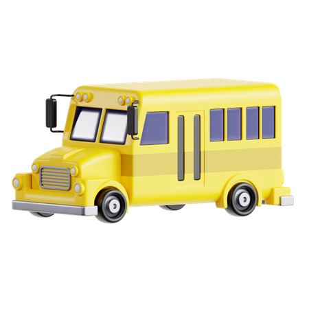 Bus scolaire  3D Icon