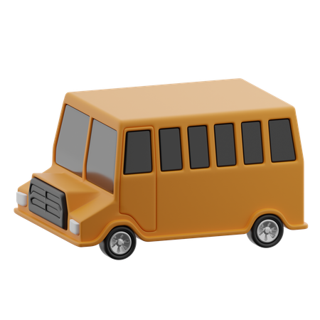 Bus scolaire  3D Icon