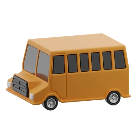 Bus scolaire  3D Icon