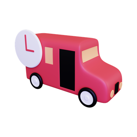 Bus scolaire  3D Illustration