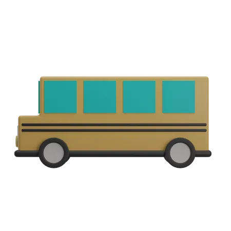 Bus scolaire  3D Illustration