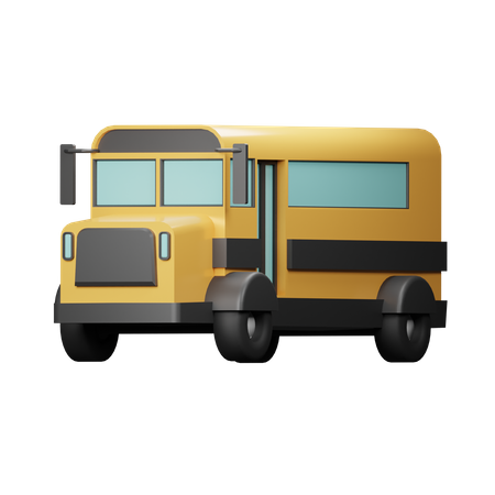 Bus scolaire  3D Illustration