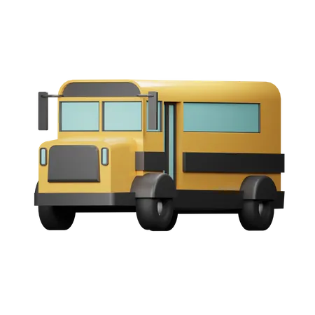 Bus scolaire  3D Illustration