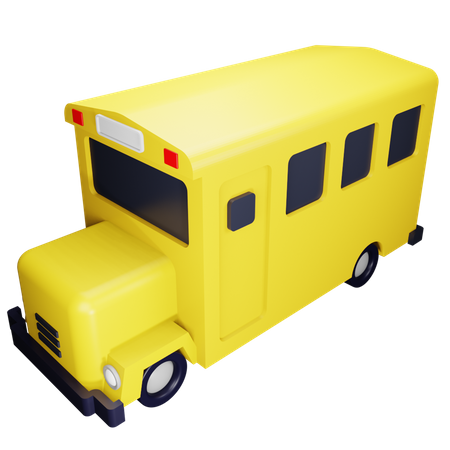 Bus scolaire  3D Illustration