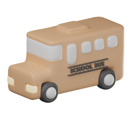 Bus scolaire  3D Icon