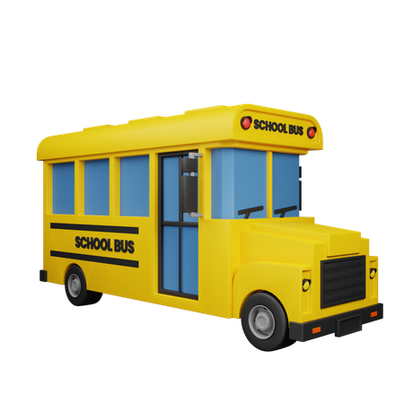 Bus scolaire  3D Icon