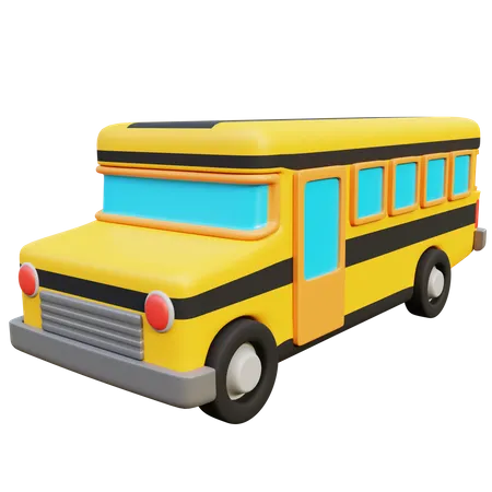 Bus scolaire  3D Icon