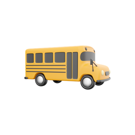 Bus scolaire  3D Icon