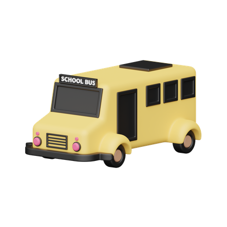 Bus scolaire  3D Icon