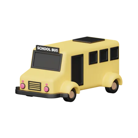 Bus scolaire  3D Icon