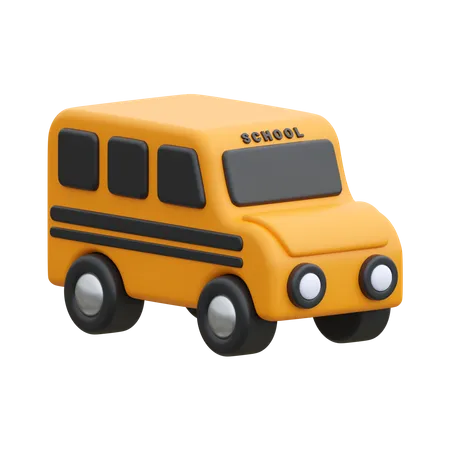 Bus scolaire  3D Icon