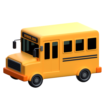 Bus scolaire  3D Icon