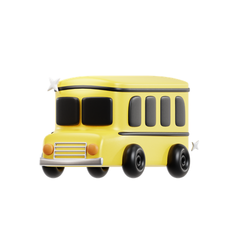 Bus scolaire  3D Icon