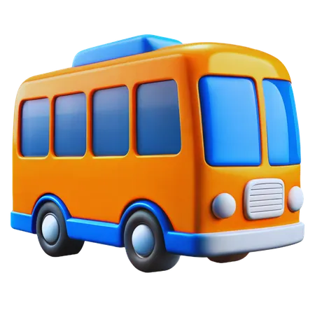 Autobus turistico  3D Icon
