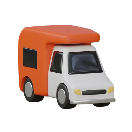 Van de campista  3D Icon