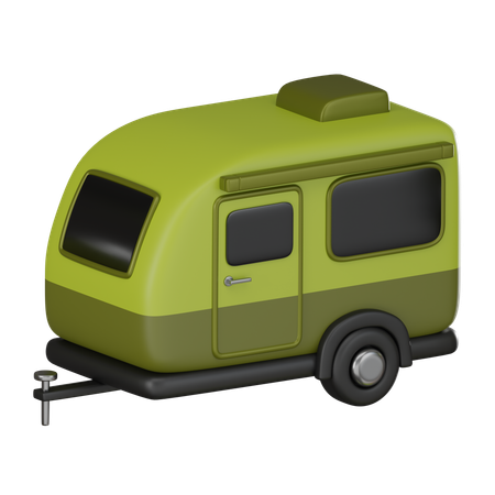 Autocaravana  3D Icon