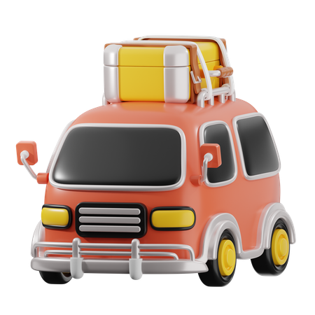 Autocaravana  3D Icon