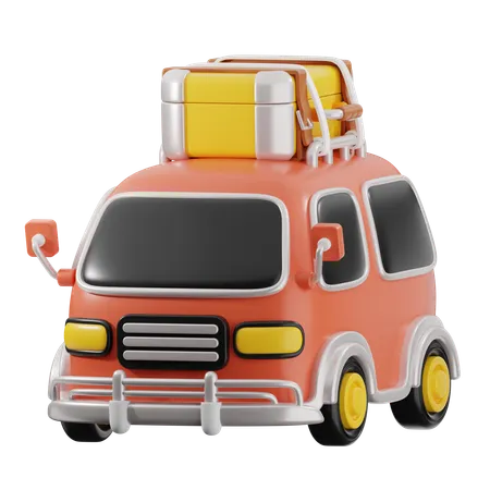 Autocaravana  3D Icon