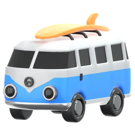 Autocaravana  3D Icon