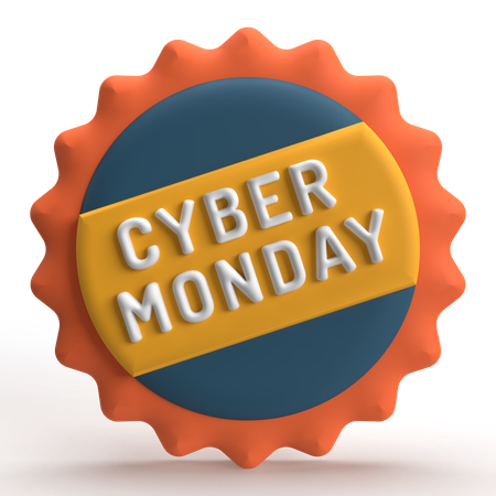 Cyber Monday Autocollant  3D Icon