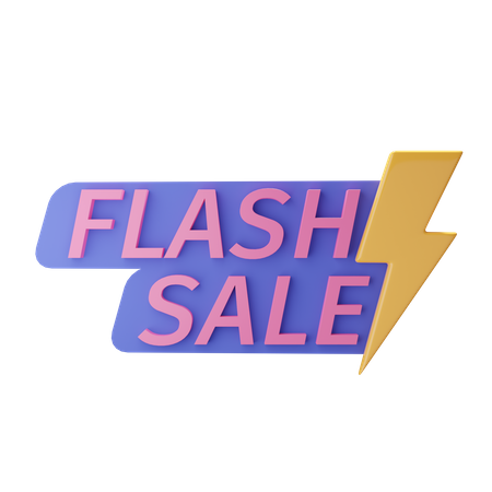 Autocollant de vente flash  3D Icon