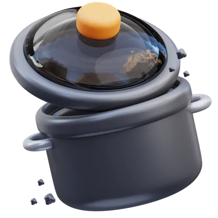 Cocotte minute  3D Icon