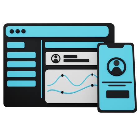 Automated Bookkeeping  3D Icon