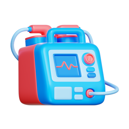 Automated External Defibrillator (AED)  3D Icon