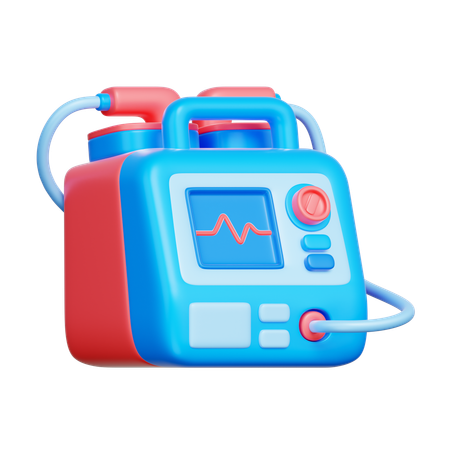 Automated External Defibrillator (AED)  3D Icon