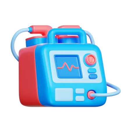 Automated External Defibrillator (AED)  3D Icon