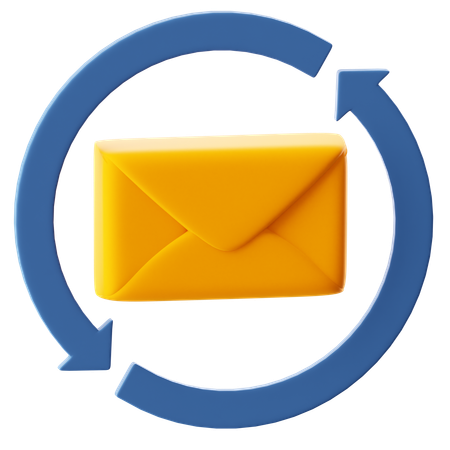 Automated Mail  3D Icon
