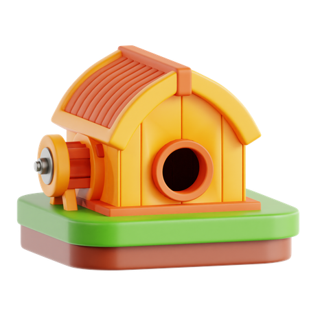 Automatic Chicken Coop  3D Icon
