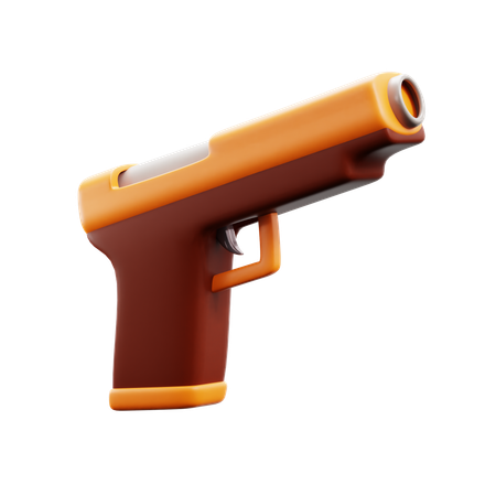 Automatic Gun  3D Icon