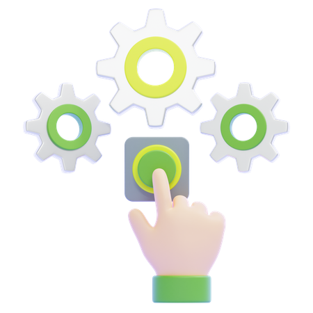 Automation  3D Icon